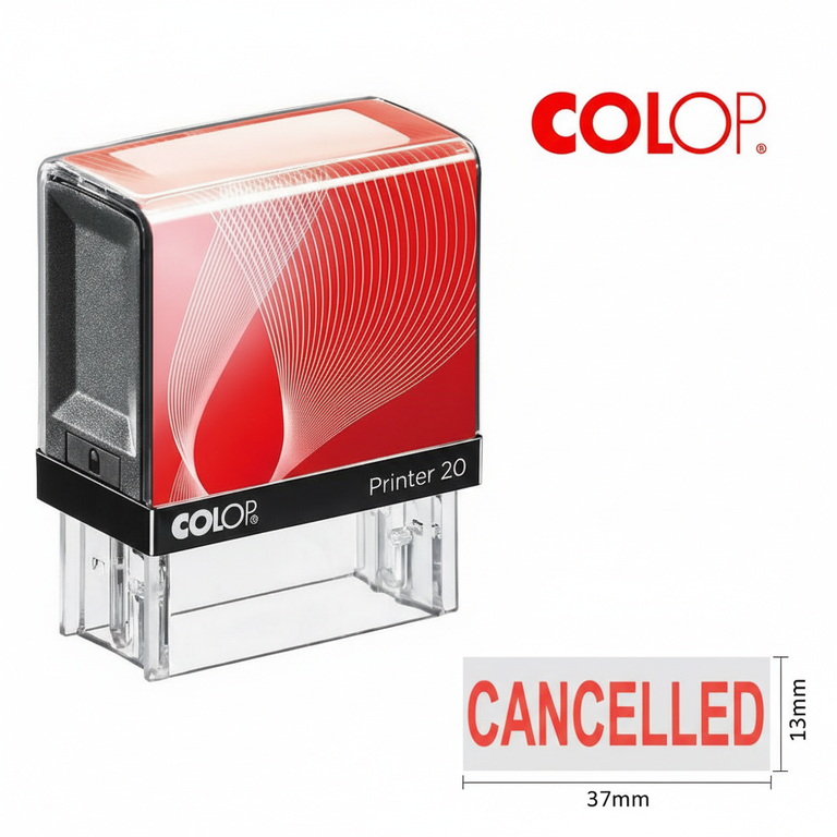 COLOP STAMP CANCELLED